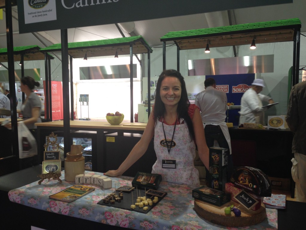 Helen Cahill of Cahill Cheese at the Cheese Awards