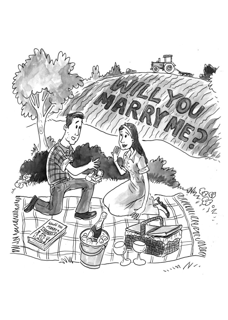 Marriage Proposal Farmer Style